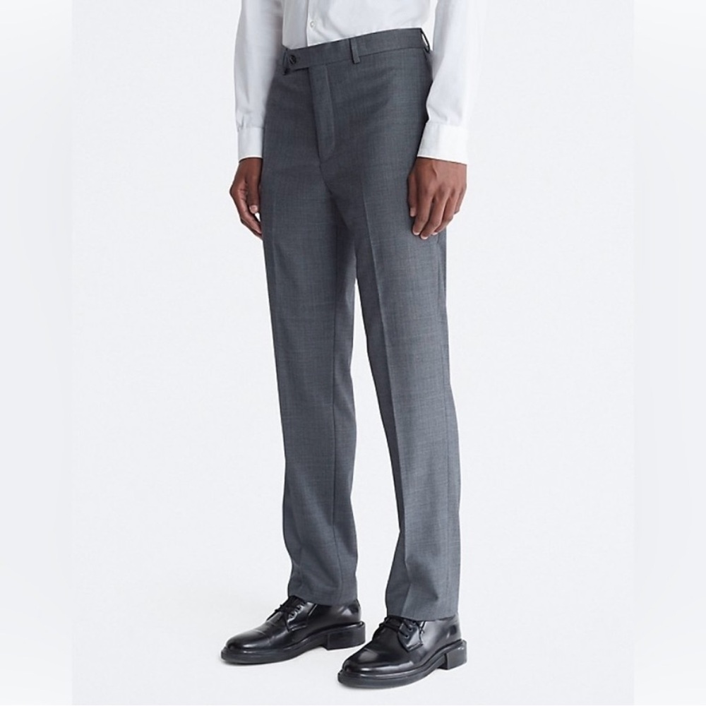 Calvin Klein Gray Dress Pants Classic Trousers Men’s Size 42 x 32 Office Work